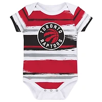 Infant White/Red Toronto Raptors Lifestyle Team Favorite - Bodysuit