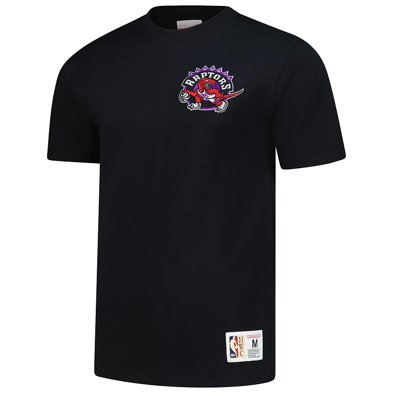 Men's Mitchell & Ness Vince Carter Black Toronto Raptors Hardwood Classics NBA Legends T-Shirt