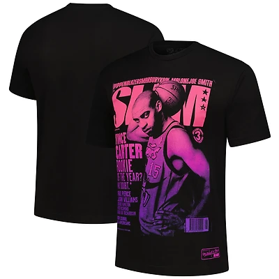 Men's Mitchell & Ness Vince Carter Black Toronto Raptors SLAM Gradient T-Shirt