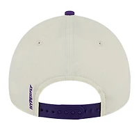 Casquette ajustable New Era 9FORTY Hyperfly A-Frame crème Toronto Raptors pour homme