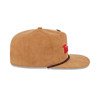 Casquette ajustable en velours côtelé Victory Grove de Toronto Raptors de New Era pour homme