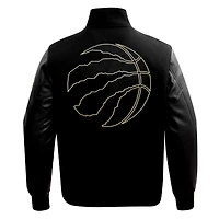 Veste universitaire entièrement zippée Pro Standard noire Toronto Raptors pour homme