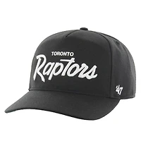 Casquette ajustable Attitude Hitch '47 noire pour homme des Toronto Raptors