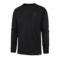 T-shirt à manches longues Franklin des Raptors de Toronto '47 pour hommes, noir
