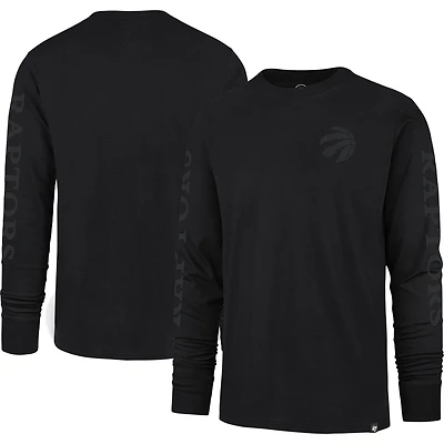 T-shirt à manches longues Franklin des Raptors de Toronto '47 pour hommes, noir