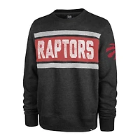 Chandail à enfiler Tribeca Emerson des Toronto Raptors '47 pour hommes, noir chiné