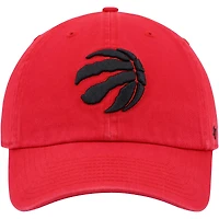Casquette réglable '47 Red Toronto Raptors Team Clean Up pour hommes