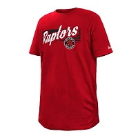 Men's 5th & Ocean by New Era Red Toronto Raptors Big Tall Logo T-Shirt
