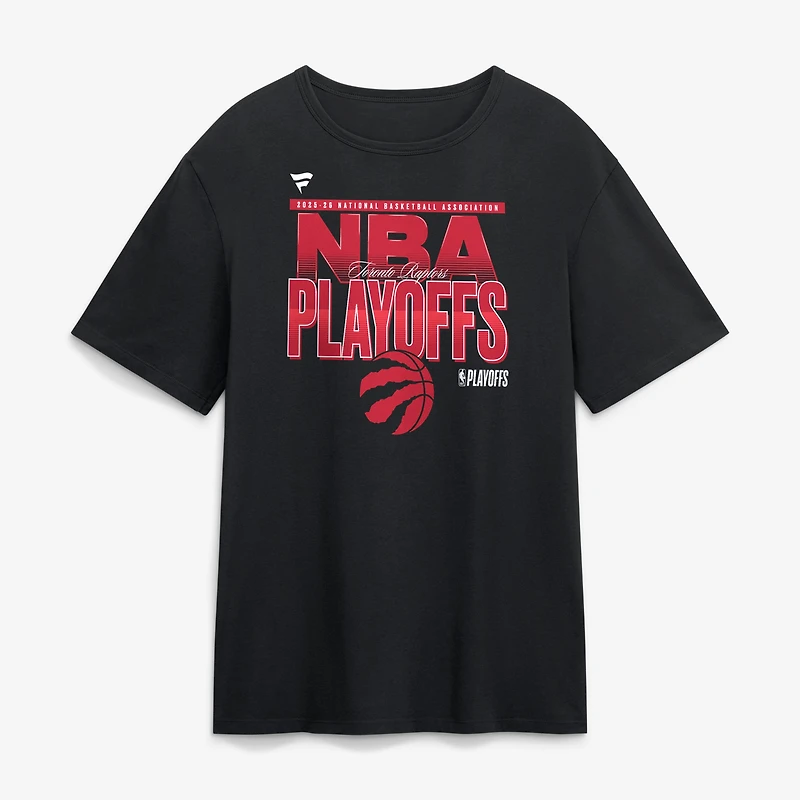 T-shirt noir pour homme des Raptors de Toronto, séries éliminatoires la NBA 2026