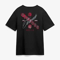 T-shirt noir pour homme des Raptors de Toronto, début saison
