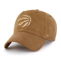 Men's Carhartt x '47 Brown Toronto Raptors Dyed Clean Up Adjustable Hat