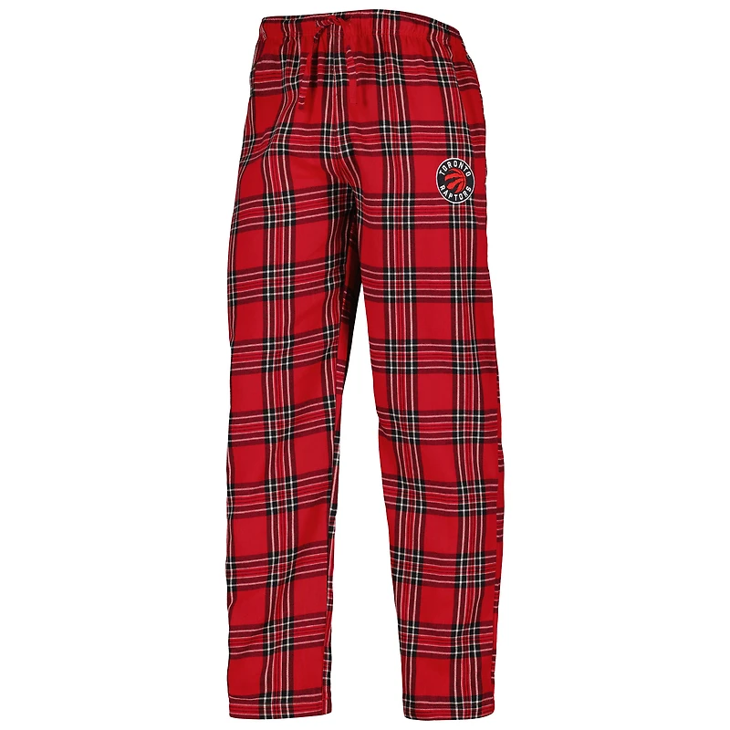 Men's Concepts Sport Red/Black Toronto Raptors Badge Top & Pajama Pants Sleep Set