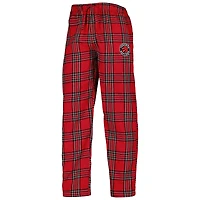 Men's Concepts Sport Red/Black Toronto Raptors Badge Top & Pajama Pants Sleep Set