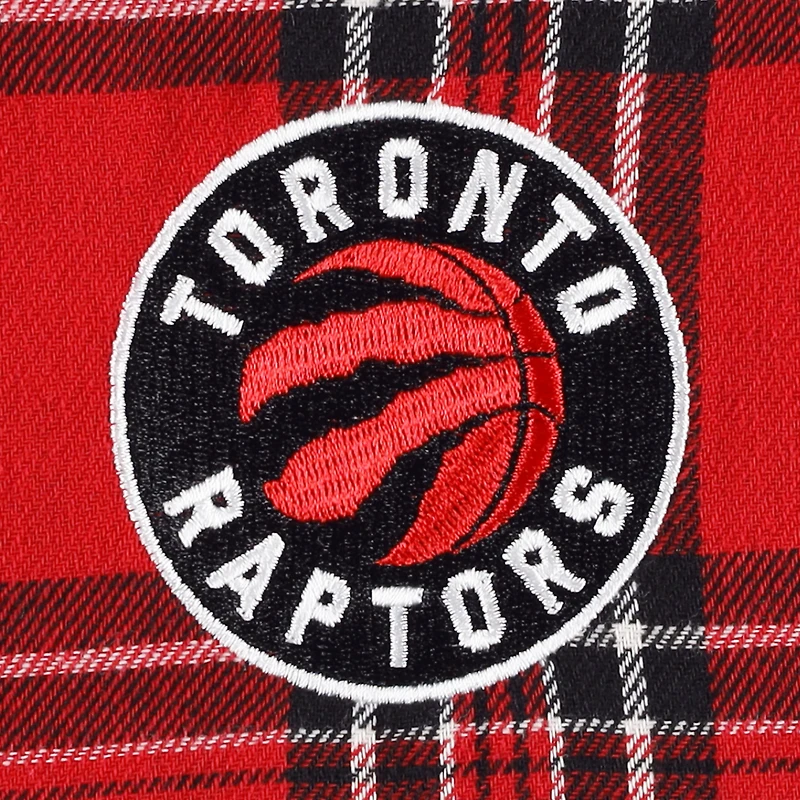 Men's Concepts Sport Red/Black Toronto Raptors Badge Top & Pajama Pants Sleep Set