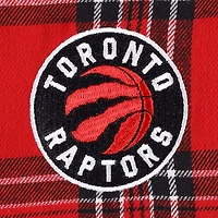 Men's Concepts Sport Red/Black Toronto Raptors Badge Top & Pajama Pants Sleep Set