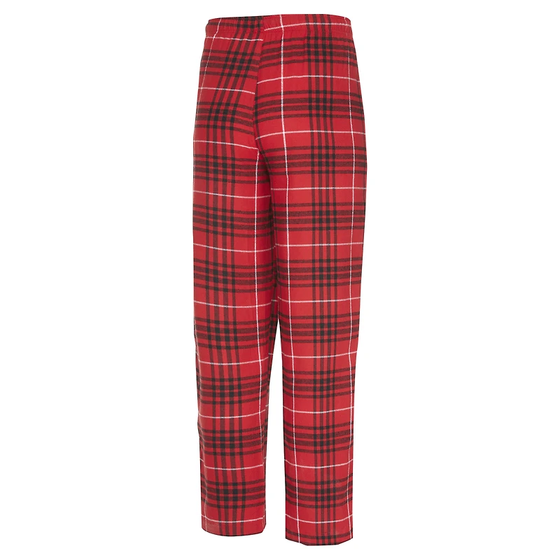 Men's Concepts Sport  Red/Black Toronto Raptors Vector Top & Flannel Pants Sleep Set
