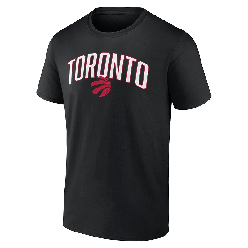 Men's Fanatics Black/Gray Toronto Raptors Two-Pack T-Shirt & Shorts Set