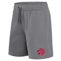 Men's Fanatics Black/Gray Toronto Raptors Two-Pack T-Shirt & Shorts Set
