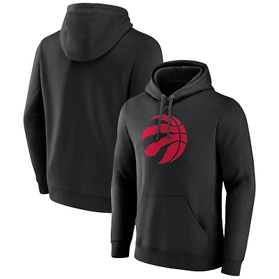 Men's Fanatics Black Toronto Raptors Primary Logo Pullover Hoodie