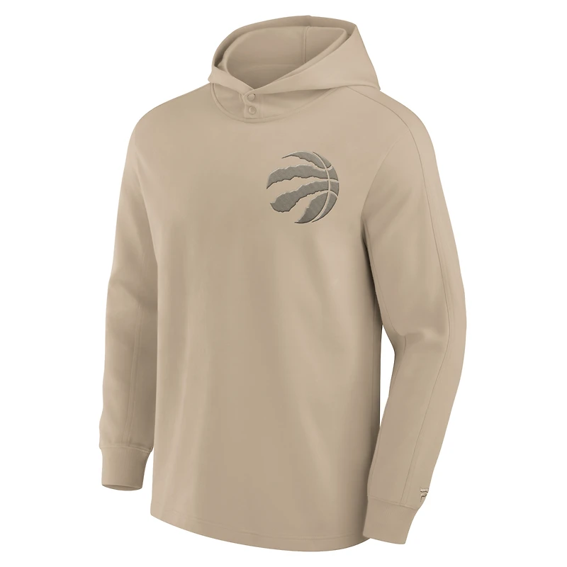 Sweat à capuche en molleton léger kaki Toronto Raptors Elements Fanatics pour hommes