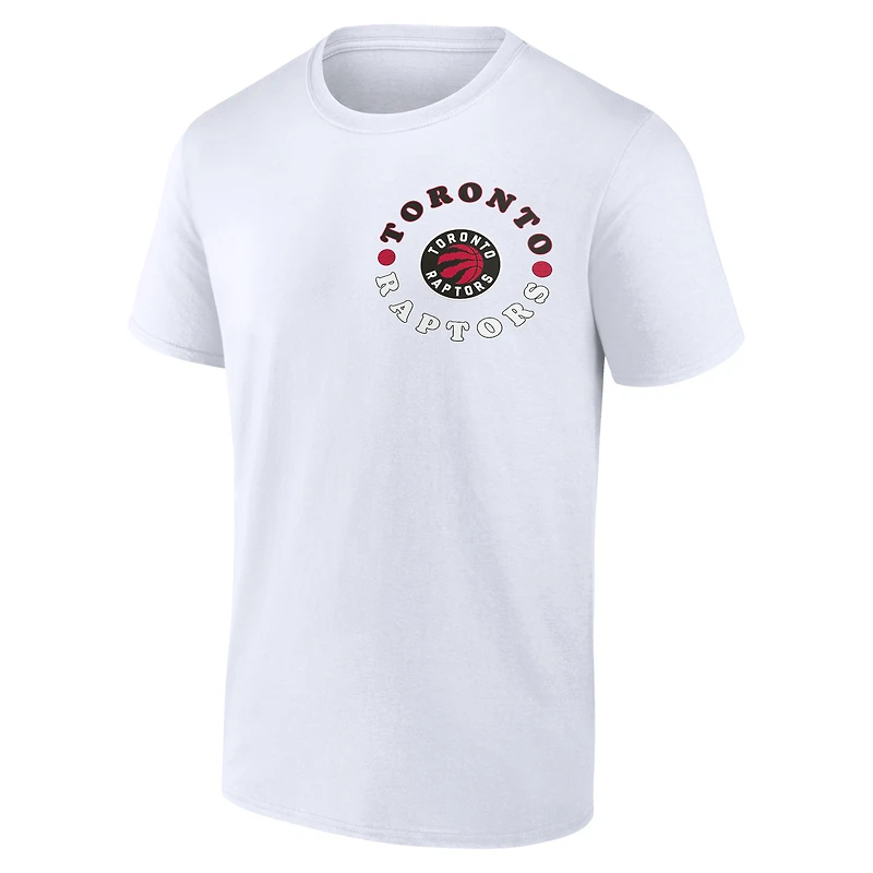 Men's Fanatics White Toronto Raptors Street Collective T-Shirt