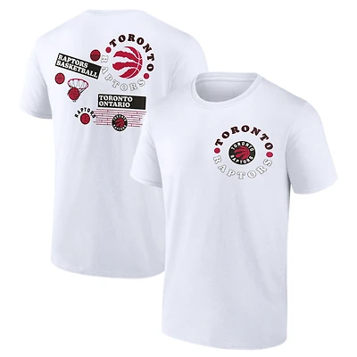 Men's Fanatics White Toronto Raptors Street Collective T-Shirt