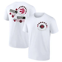 Fanatics pour hommes, blanc, Toronto Raptors Street Collective - T-shirt