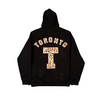 Men's FISLL Black Toronto Raptors Moroccan Pullover Hoodie
