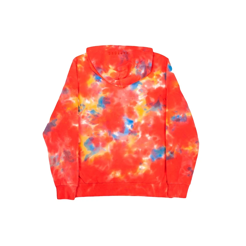 Chandail à capuchon tie-dye FISLL Toronto Raptors pour hommes