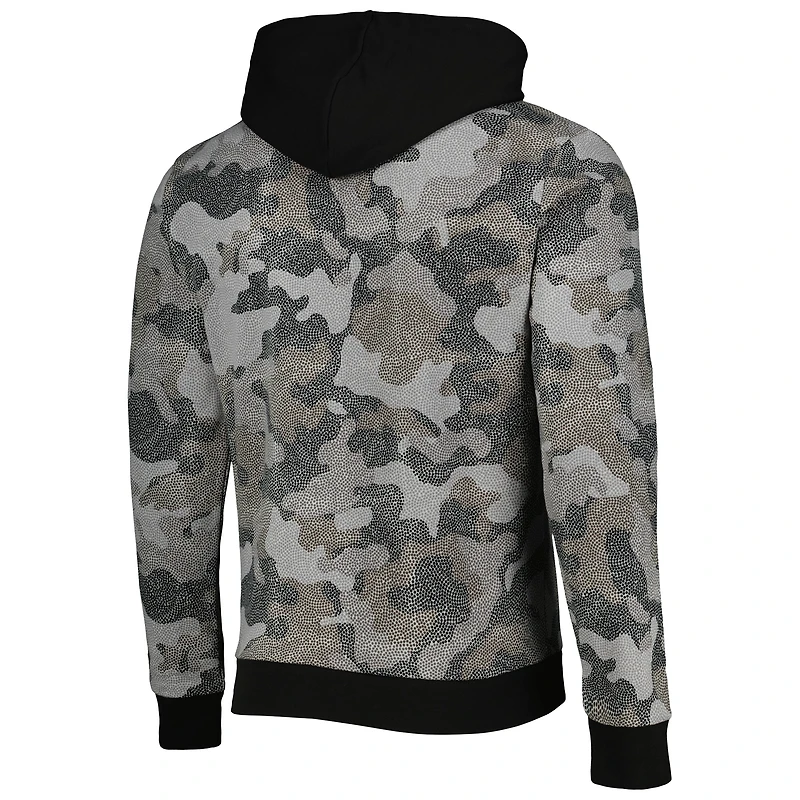 Sweat à capuche noir Hugo Boss Toronto Raptors Camo pour homme