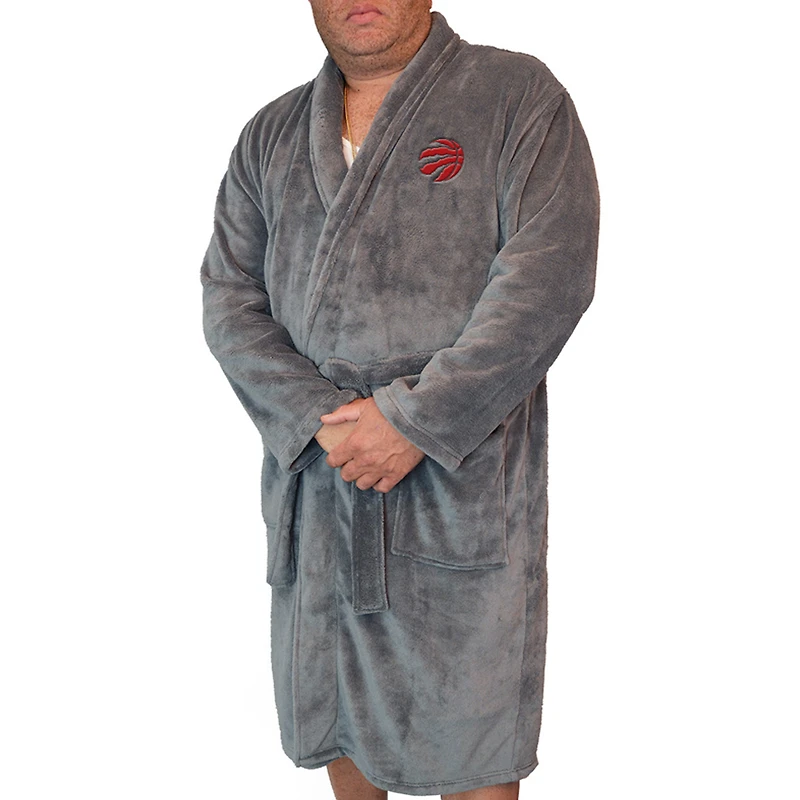 Patron des Toronto Raptors ISlide Grey pour hommes - Peignoir