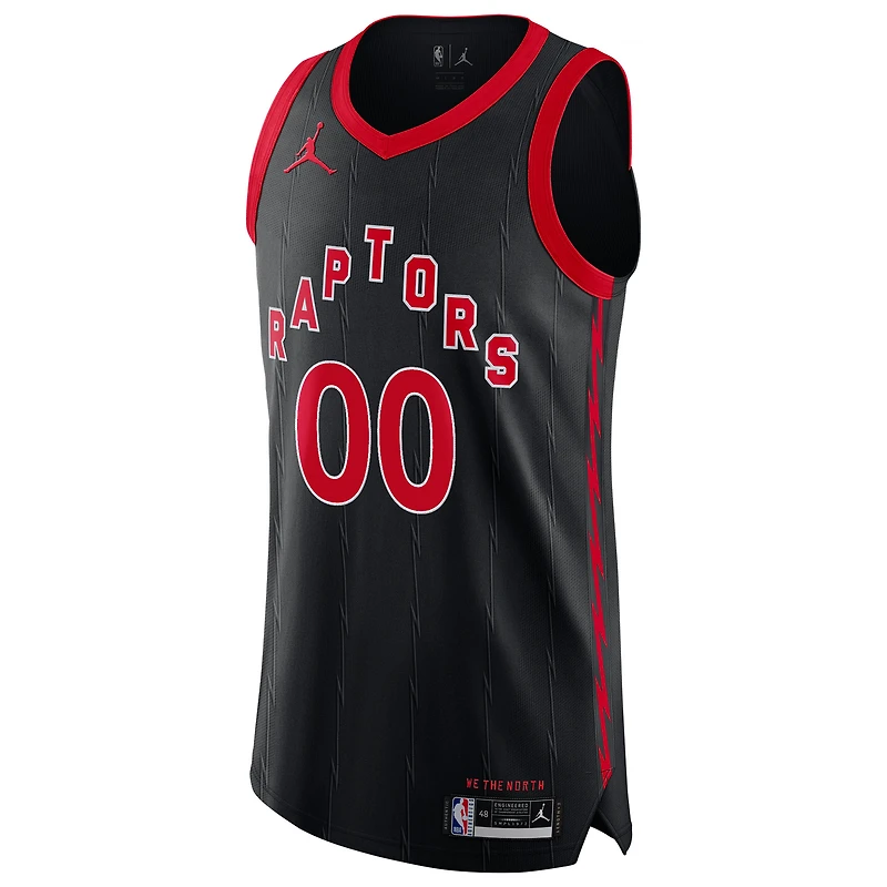 Men's Jordan Brand Black Toronto Raptors 2020/21 - Authentic Custom Jersey Statement Edition