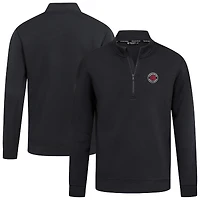 Men's Levelwear  Black Toronto Raptors Accolade Cushion Quarter-Zip Pullover