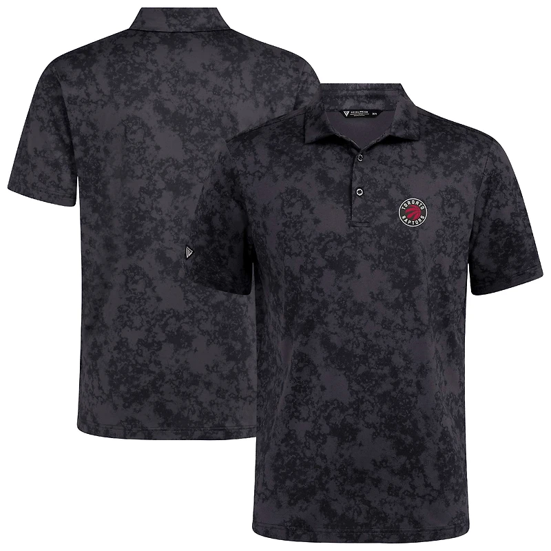 Polo noir Whisper des Raptors de Toronto pour homme Levelwear