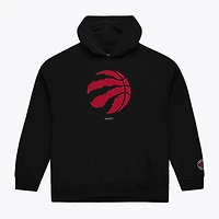 Men's Mitchell & Ness  Black Toronto Raptors Basic Fleece Hoodie