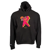 Sweat à capuche surdimensionné noir Toronto Raptors Doughnut Crumbs pour homme de Mitchell & Ness