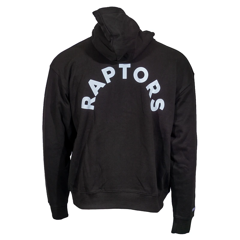 Men's Mitchell & Ness Black Toronto Raptors Doughnut Crumbs Oversized Pullover Hoodie