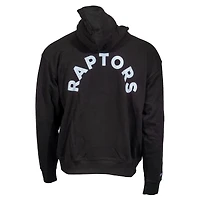 Men's Mitchell & Ness Black Toronto Raptors Doughnut Crumbs Oversized Pullover Hoodie