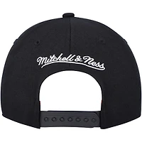 Men's Mitchell & Ness Black Toronto Raptors MVP Team Script 2.0 Stretch Snapback Hat