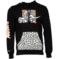 Chandail à capuchon Tough Skin des Raptors de Toronto Mitchell & Ness pour homme, noir