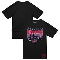 T-shirt noir lumineux pour homme Mitchell & Ness Toronto Raptors Worldwide Collection