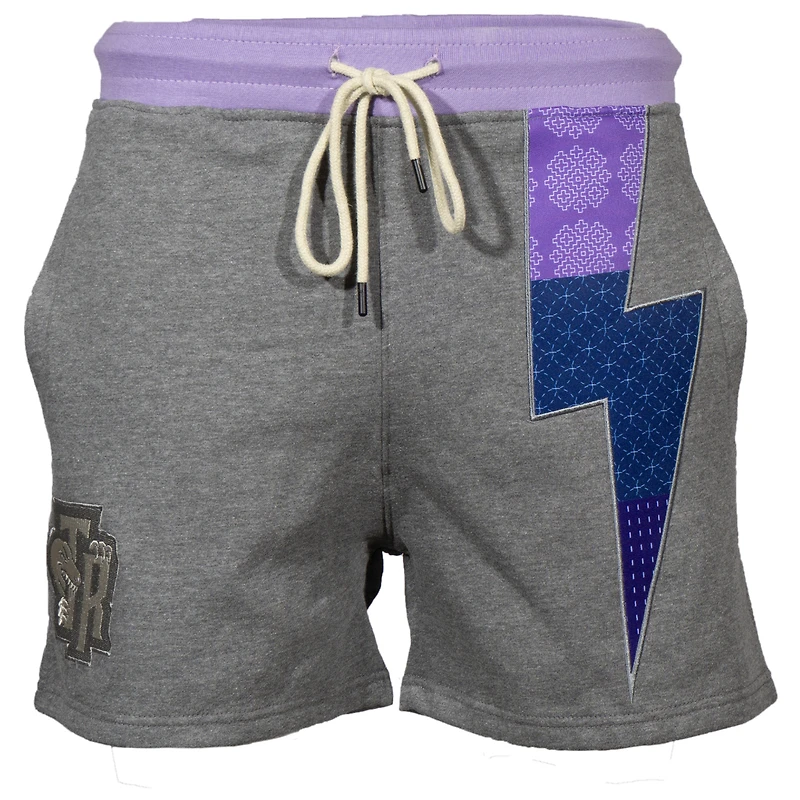 Mitchell & Ness Heather Grey Short Bandana Paisley Bolt des Raptors de Toronto pour homme