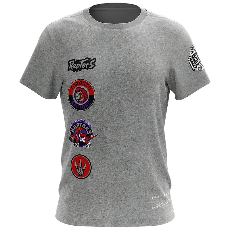 Men's Mitchell & Ness Heather Gray Toronto Raptors City Collection T-Shirt