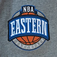 T-shirt de la collection Toronto Raptors Mitchell & Ness gris chiné pour homme