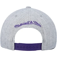 Casquette Snapback Hardwood Classics 2.0 des Raptors de Toronto Heather Grey de Mitchell & Ness pour homme