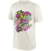 Men's Mitchell & Ness Oatmeal Toronto Raptors  Party Mix T-Shirt