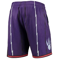 Men's Mitchell & Ness Purple Toronto Raptors 1998 Hardwood Classics 75th Anniversary Swingman Shorts