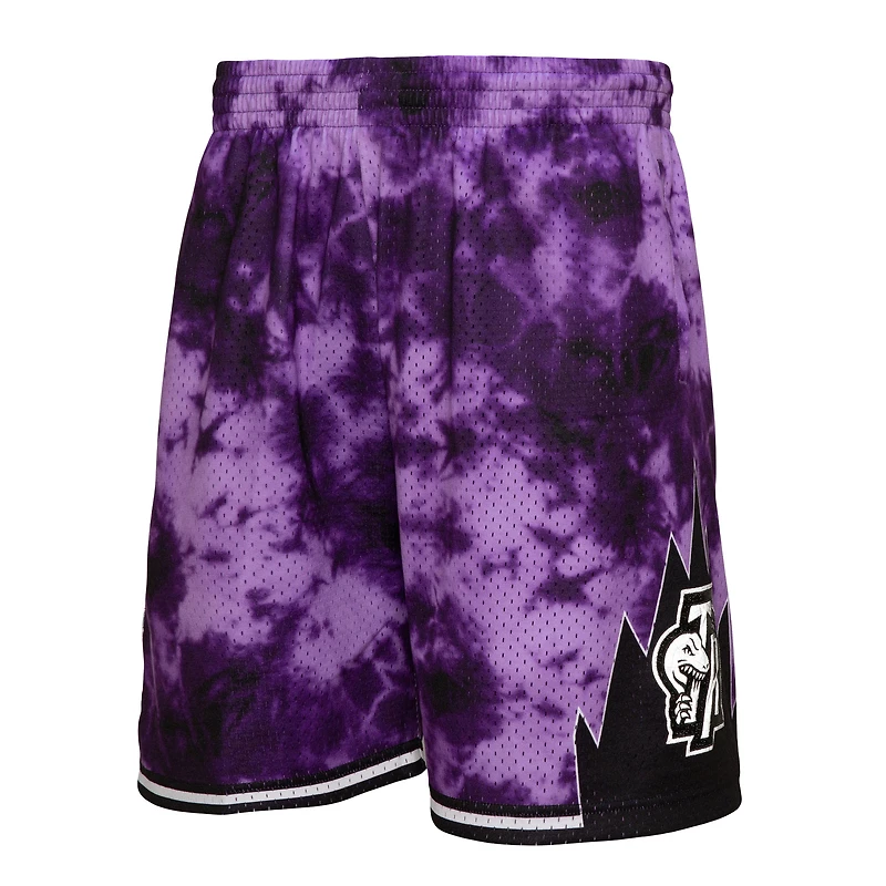Mitchell & Ness pour homme Violet Toronto Raptors 1998 Hardwood Classics Galaxy Swingman - Short
