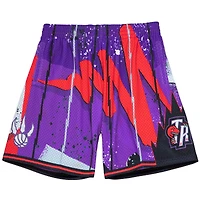 Mitchell & Ness pour homme Violet Toronto Raptors Hardwood Classics Hyper Hoops Swingman - Short