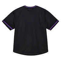 T-shirt à encolure en V filet Jumbotron 3.0 des Raptors de Toronto Mitchell & Ness pour homme, violet
